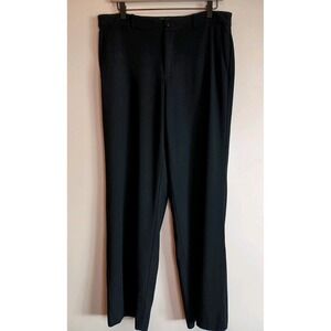 Lauren Ralph Lauren Andover Wool Women's Dress Pants Sz 12  Black Straight Leg